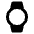 Watch Fill Icon from Outlined Fill - Streamline Material Icons Set