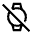 Watch Off Icon from Outlined Line - Material Symbols Set