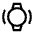 Watch Vibration Icon from Outlined Line - Material Symbols Set