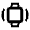 Watch Vibration Alt Icon from Outlined Line - Material Pro Set