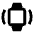 Watch Vibration Alt Fill Icon from Outlined Fill - Material Pro Set