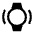 Watch Vibration Fill Icon from Sharp Fill - Material Symbols Set