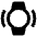 Watch Vibration Fill Icon from Outlined Fill - Streamline Material Icons Set