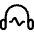 Headphones Wave icon - Free transparent PNG, SVG. No sign up needed.