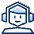 Headset User icon - Free transparent PNG, SVG. No sign up needed.