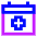 Waiting Appointments Calendar Icon from Sharp Neon Set