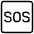 Sos Sign Icon from Ultimate Light - Free Set