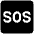 Sos Sign Icon from Ultimate Bold - Free Set