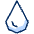 Blood Drop Icon from Cyber Duotone - Free Set