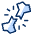 Bone Broken icon - Free transparent PNG, SVG. No sign up needed.