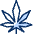Cannabis Leaf Icon from Cyber Duotone - Free Set