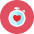 Heart Watch Icon from Kameleon Colors - Free Set