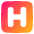 Hospital Sign Square Icon from Plump Gradient - Free Set