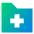 Medical Folder Icon from Sharp Gradient- Free Set