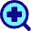 Medical Search Diagnosis Icon from Core Pop - Free Set