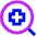 Medical Search Diagnosis Icon from Sharp Neon - Free Set