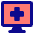 Online Medical Service Monitor Icon from Core Pop - Free Set