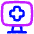 Online Medical Service Monitor Icon from Flex Neon - Free Set