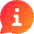 Chat Bubble Info Help Icon from Core Gradient Set