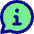 Chat Bubble Info Help Icon from Core Pop Set