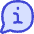 Chat Bubble Info Help Icon from Flex Duo Set