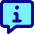 Chat Bubble Info Help Circle Icon from Core Pop Set