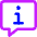 Chat Bubble Info Help Circle Icon from Core Neon Set