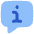 Chat Bubble Info Help Circle Icon from Flex Flat Set