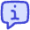 Chat Bubble Info Help Circle Icon from Flex Duo Set