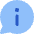 Chat Bubble Info Help Icon from Core Flat Set