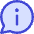 Chat Bubble Info Help Icon from Core Duo Set