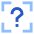 Help Intermediate Question Box Placeholder Icon from Sharp Flat Set