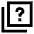 Help Question Square Stack Icon from Sharp Line Set