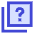 Help Question Square Stack Icon from Sharp Duo Set