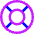Help Support Lifebuoy Icon from Core Neon Set