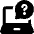 Laptop Help Message Icon from Ultimate Bold Set
