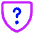 Shield Privacy Help Icon from Core Neon Set