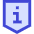 Shield Privacy Tip Info Icon from Sharp Duo Set