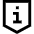 Shield Privacy Tip Info Icon from Sharp Line Set