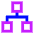 Hierarchy 5 Icon from Sharp Neon Set