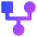 Hierarchy Family History Tree Icon from Core Gradient Set