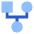 Hierarchy Family History Tree Icon from Sharp Flat Set