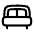Bed Icon from Solar Linear Set