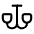 Chandelier Icon from Solar Linear Set