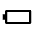 Battery Horiz 000 Icon from Outlined Line - Material Symbols Set