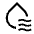 Cool To Dry Icon from Sharp Line - Material Symbols Set