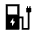 Ev Charger Fill Icon from Sharp Fill - Material Symbols Set