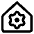 Home Setting Gear icon - Free transparent PNG, SVG. No sign up needed.