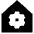 Home Setting Gear Icon from Sharp Solid Set