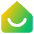Home Smile Icon from Core Gradient Set